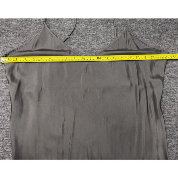 Johnny Was Biya Silk Nylon Burnette Mesh Embroidered Dress Gray Black Size XL - Picture 4 of 8